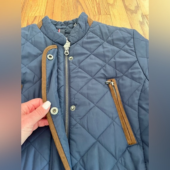 Tommy Hilfiger Navy Quilted Lightweight Jacket. - Size Medium - Picture 4 of 14
